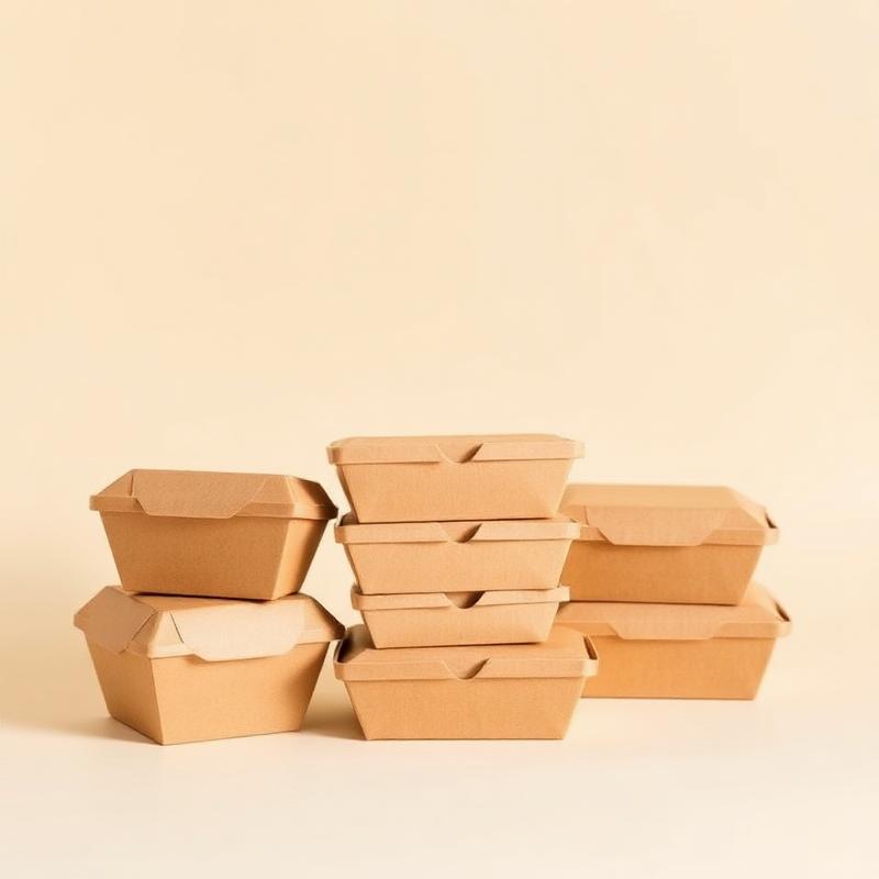 Cutie bagasse cu capac