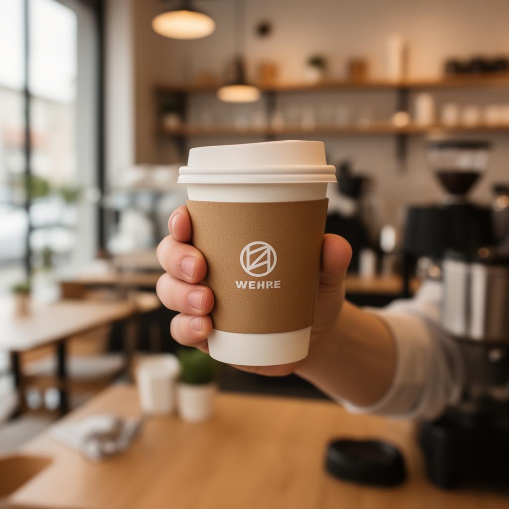 Personalizare ambalaje cu logo cafenea